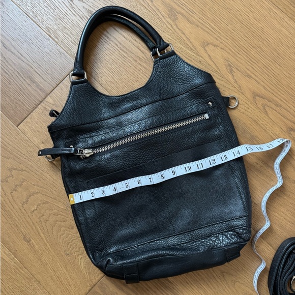 Roots Canada Lauren Black Leather Bag - EUC - Picture 10 of 12